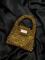 golden handbag