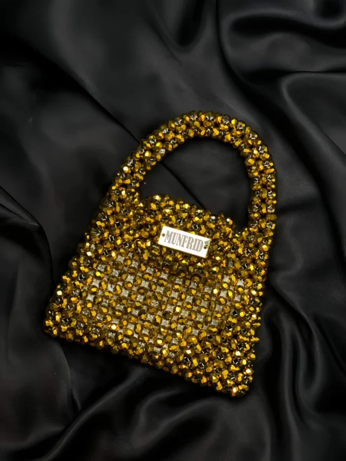 golden handbag