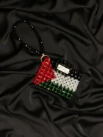 Palestine Beaded Wallet