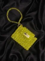Beaded card holder