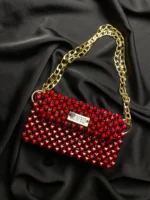 Sparkle Wine Red Mini Bag