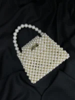 vintage pearl handbag