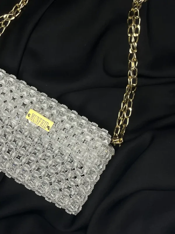 white shoulder bag